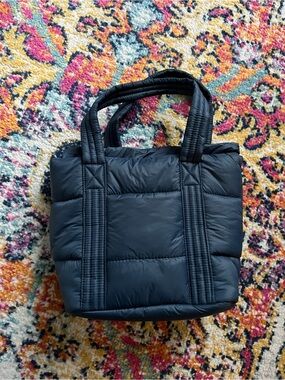 Lands End Wanderweight ultralight packable tote, vintage blue